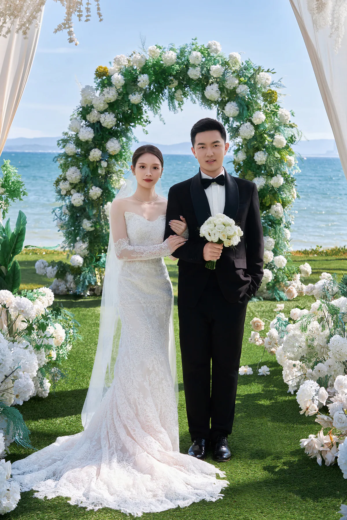 赵锦江与滕玥婚纱照